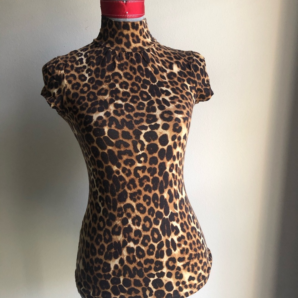 Leopard Print Women's Top